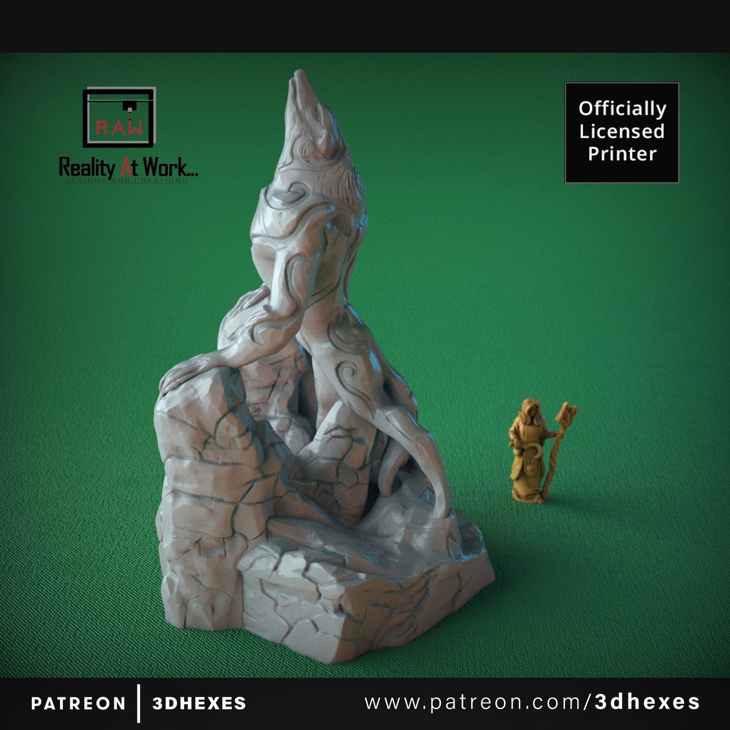 Statue of the Cursed Ones D&D terrain 28-32mm | Dungeons and Dragons | DnD | Pathfinder | Starfinder | Tabletop RPG | Wargaming |
