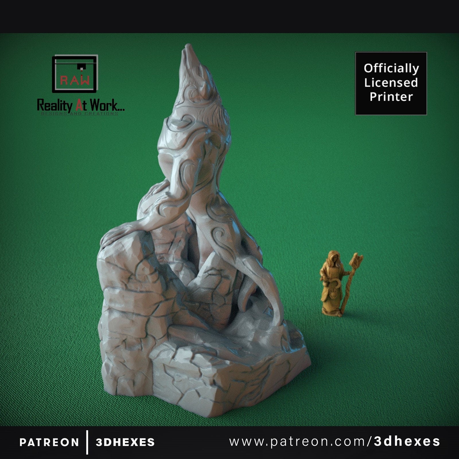 Statue of the Cursed Ones D&D terrain 28-32mm | Dungeons and Dragons | DnD | Pathfinder | Starfinder | Tabletop RPG | Wargaming |