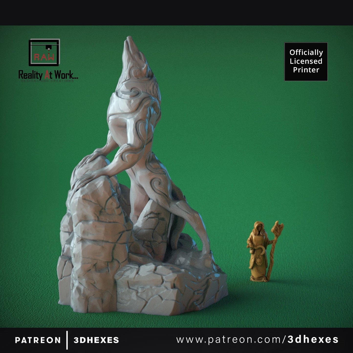 Statue of the Cursed Ones D&D terrain 28-32mm | Dungeons and Dragons | DnD | Pathfinder | Starfinder | Tabletop RPG | Wargaming |