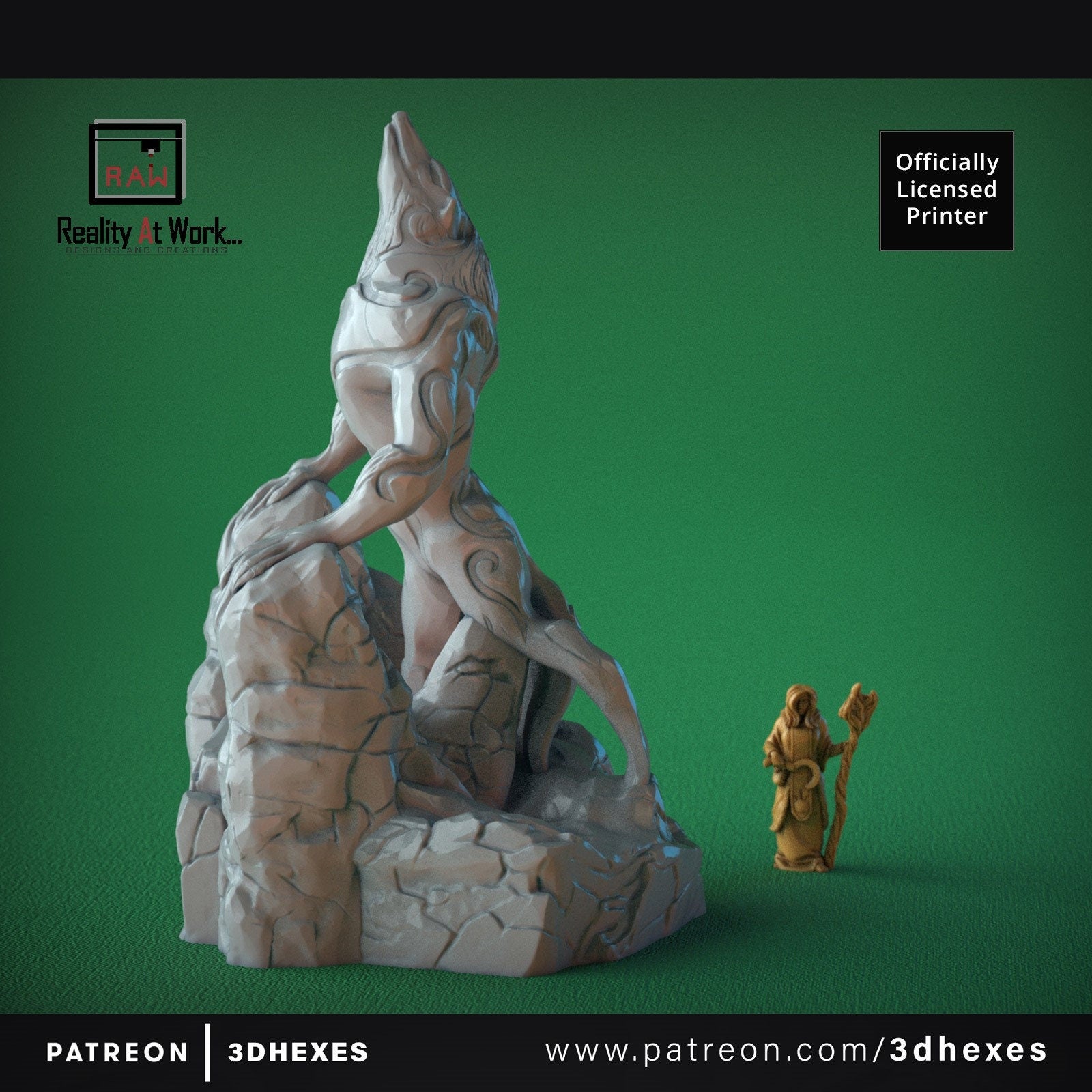 Statue of the Cursed Ones D&D terrain 28-32mm | Dungeons and Dragons | DnD | Pathfinder | Starfinder | Tabletop RPG | Wargaming |