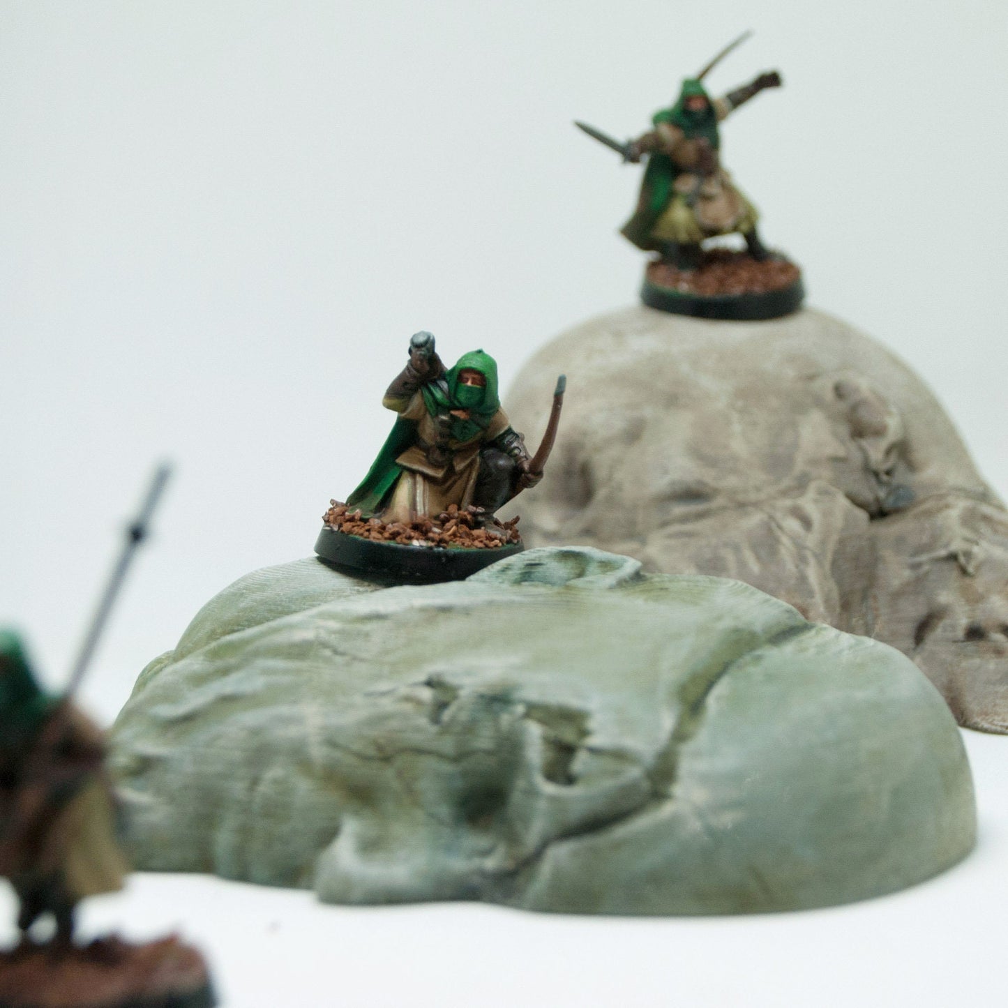 Ancient Heads Set D&D terrain 28-32mm | Dungeons and Dragons | DnD | Pathfinder | Starfinder | Tabletop RPG | Wargaming |