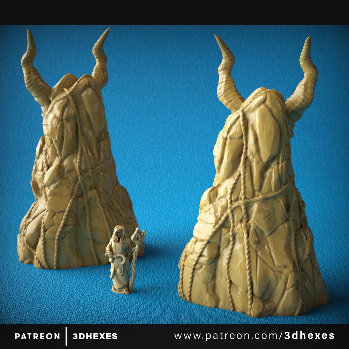 Dragon Totem D&D terrain 28-32mm | Dungeons and Dragons | DnD | Pathfinder | Starfinder | Tabletop RPG | Wargaming |