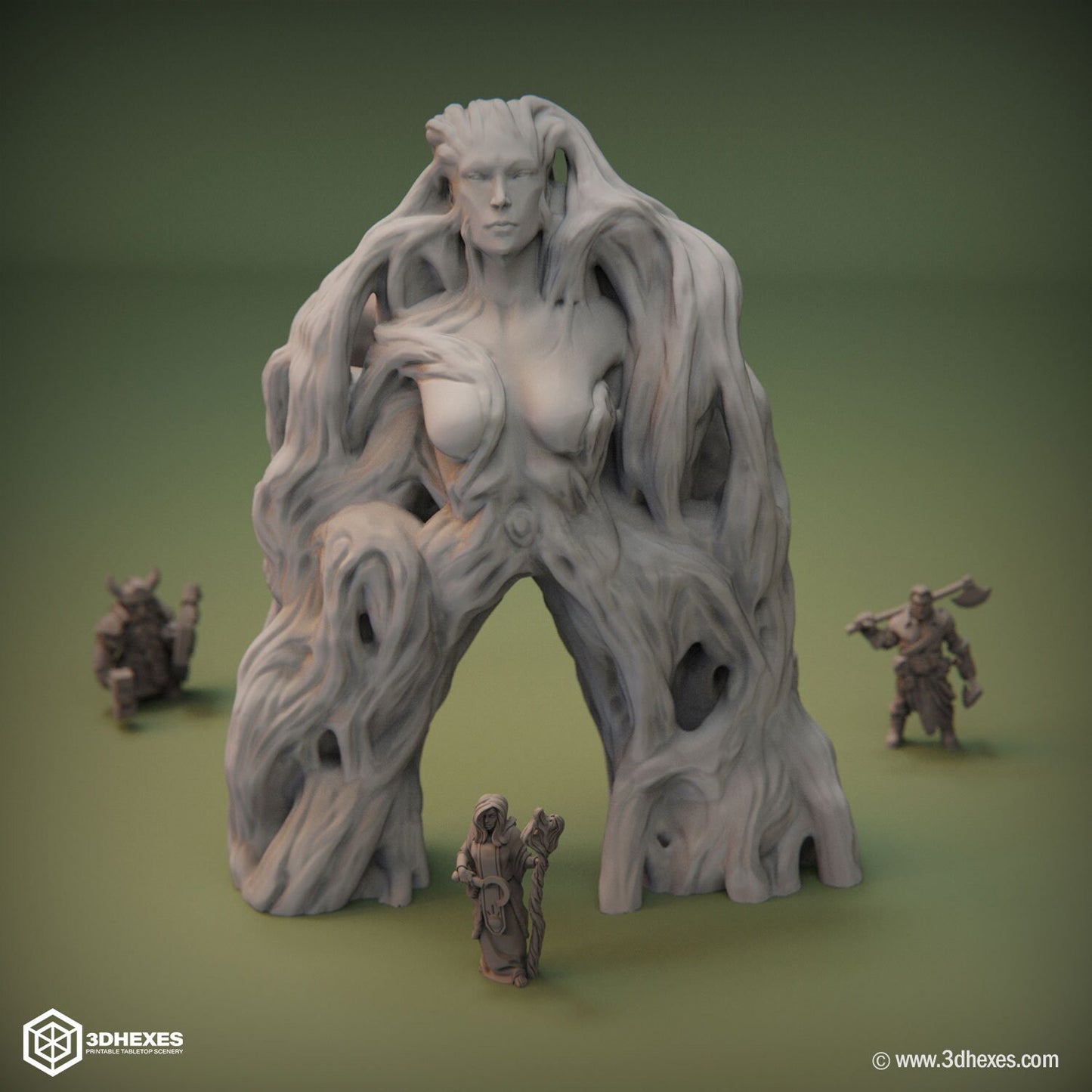 Forest Lady Portal D&D terrain 28mm | 32mm | Dungeons and Dragons | DnD | Pathfinder | Starfinder | Tabletop RPG | Wargaming |