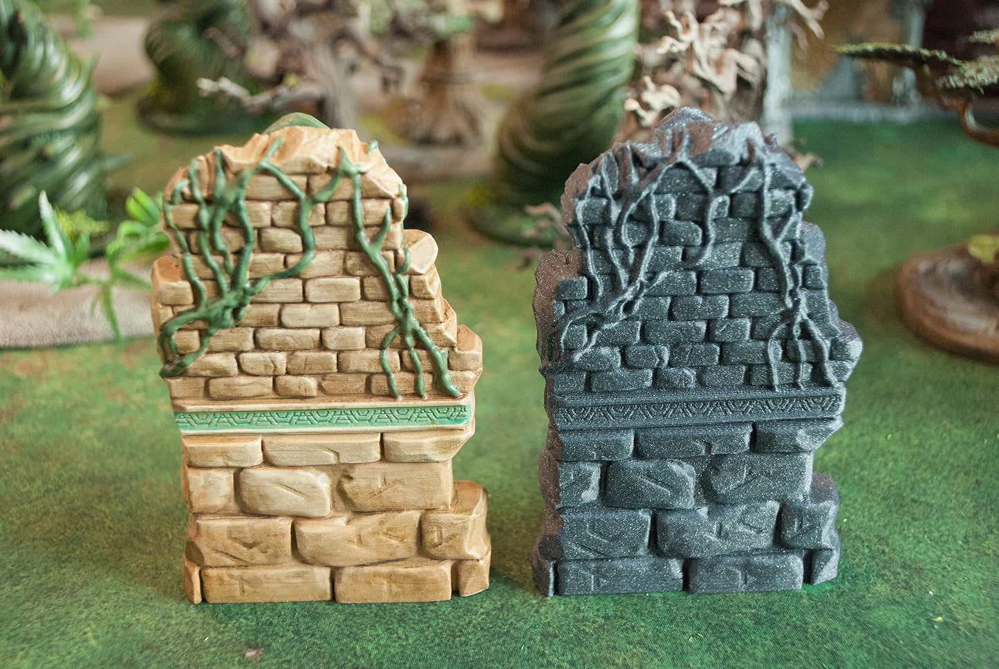 The Vined Throne D&D terrain 28mm | 32mm miniature | Dungeons and Dragons | DnD | Pathfinder | Starfinder | Tabletop RPG | Wargaming |