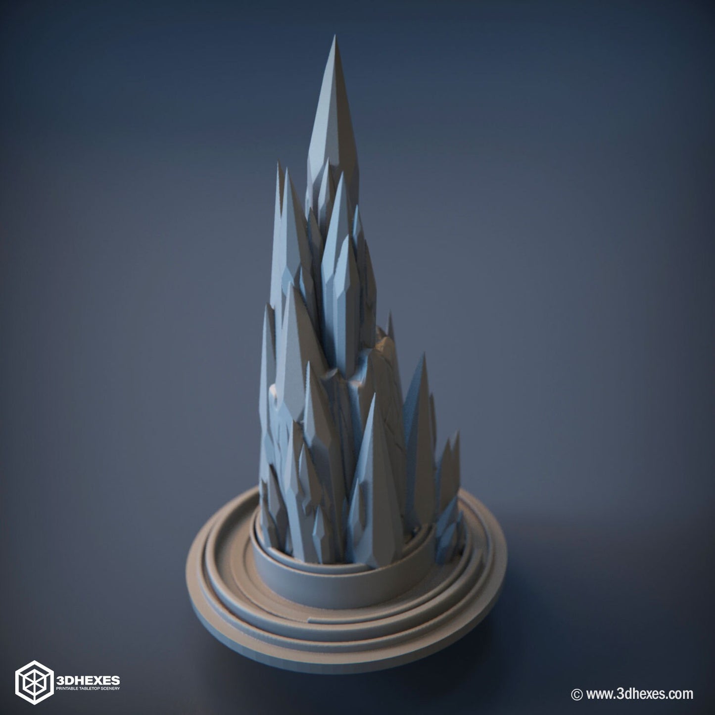 Arcane Crystal Spikes D&D terrain 28mm | 32mm | Dungeons and Dragons | DnD | Pathfinder | Starfinder | Tabletop RPG | Wargaming |