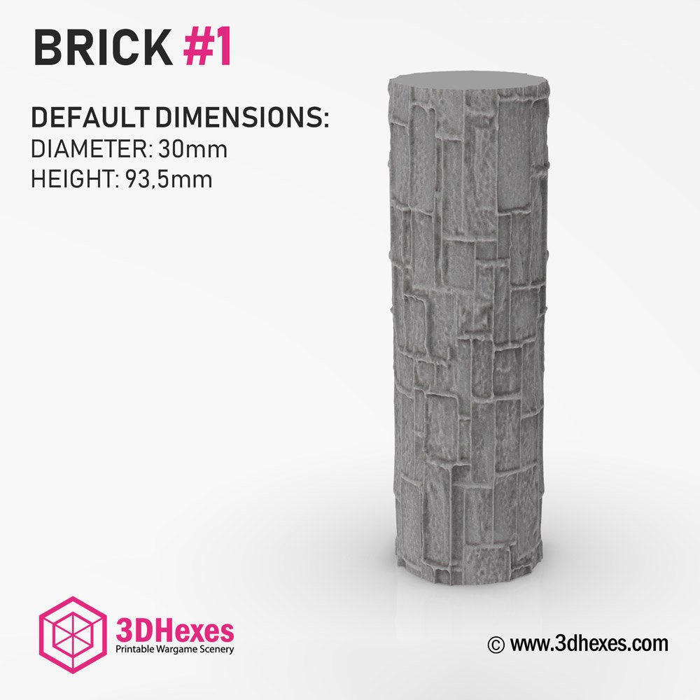 Rolling Pin Texture Rollers D&D Terrain | 28mm | 32mm | Dungeons and Dragons | DnD | Polymer Clay Pattern | Tabletop RPG