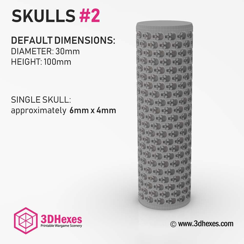 Rolling Pin Texture Rollers D&D Terrain | 28mm | 32mm | Dungeons and Dragons | DnD | Polymer Clay Pattern | Tabletop RPG