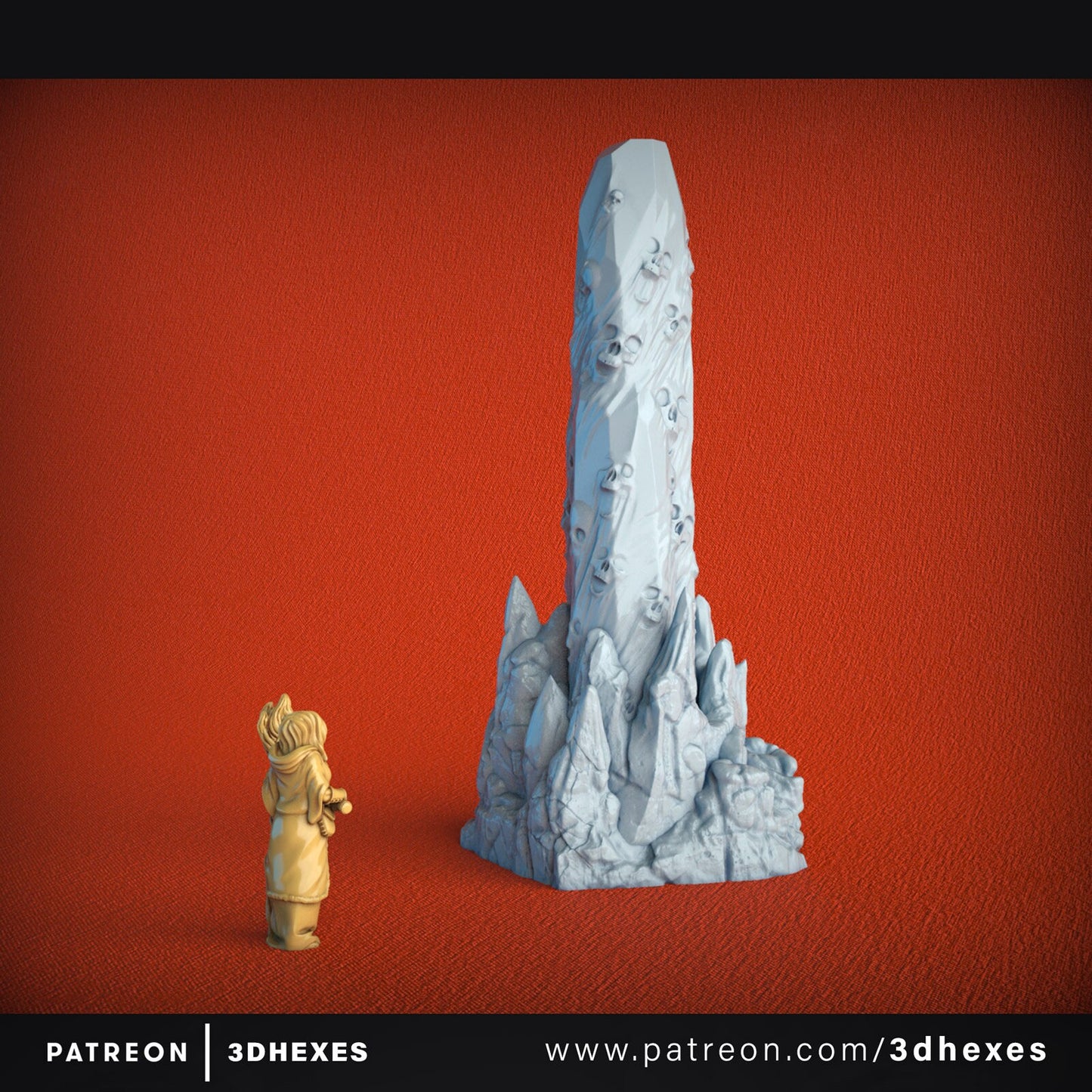 The Wailing Crystal D&D terrain 28mm | 32mm | Dungeons and Dragons | DnD | Pathfinder | Starfinder | Tabletop RPG | Wargaming |