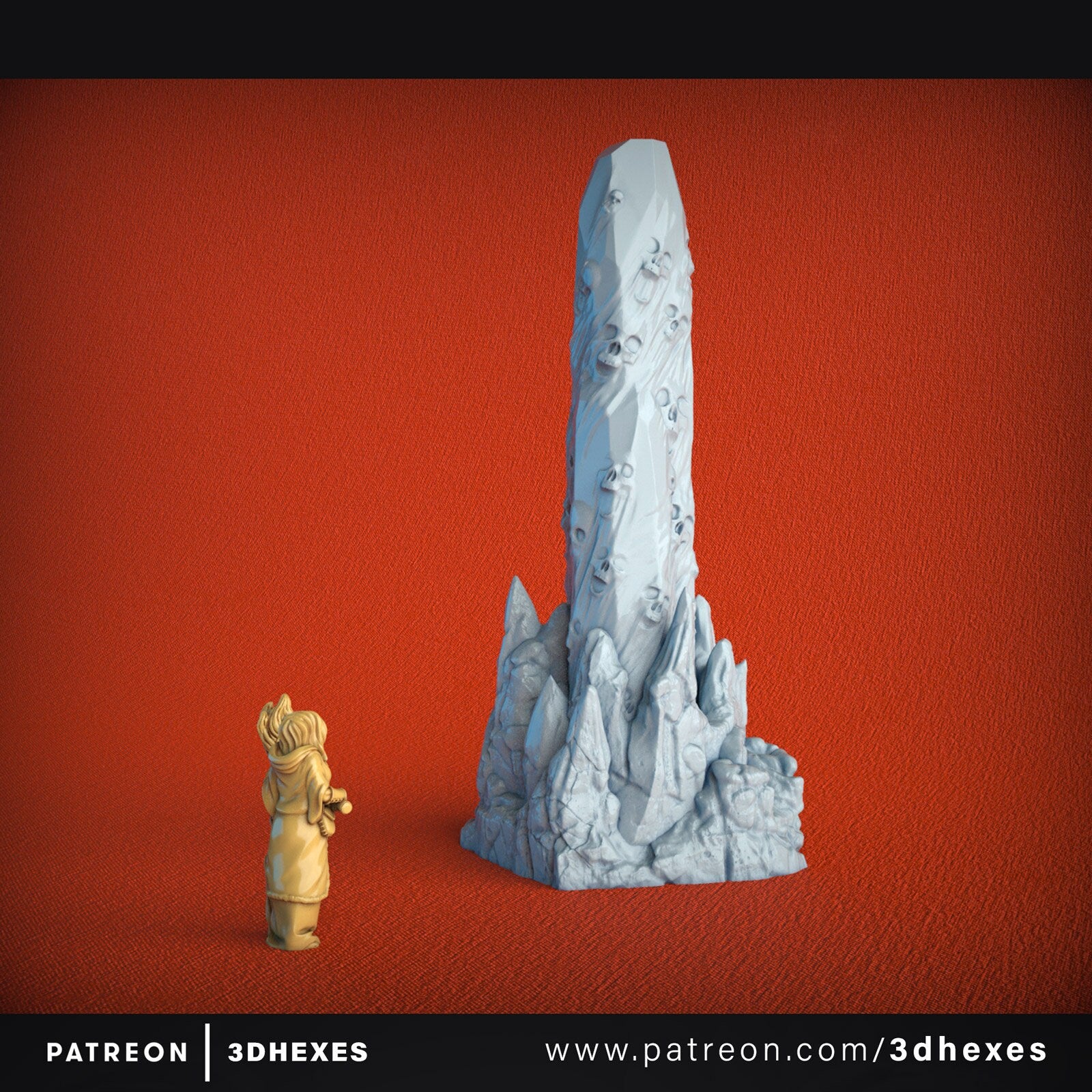 The Wailing Crystal D&D terrain 28mm | 32mm | Dungeons and Dragons | DnD | Pathfinder | Starfinder | Tabletop RPG | Wargaming |