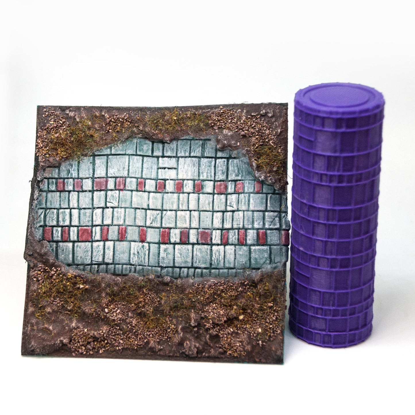 Cobblestone Rolling Pin Texture Rollers D&D Terrain | 28mm | 32mm | Dungeons and Dragons | DnD | Polymer Clay Pattern | Tabletop RPG