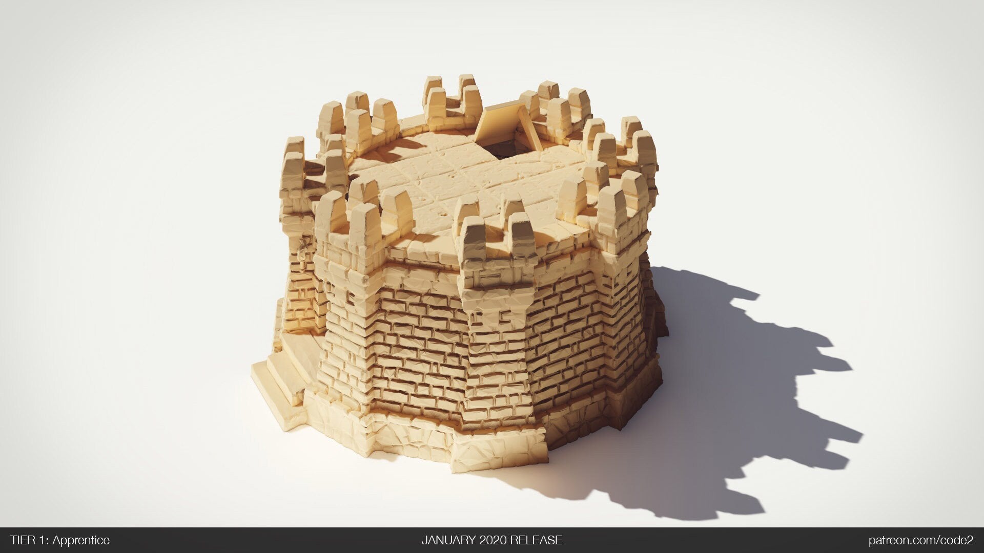 Ulvheim Tower 1 Terrain D&D 28mm | 32mm | Dungeons and Dragons | DnD | Pathfinder | Starfinder | Tabletop RPG | Wargaming |
