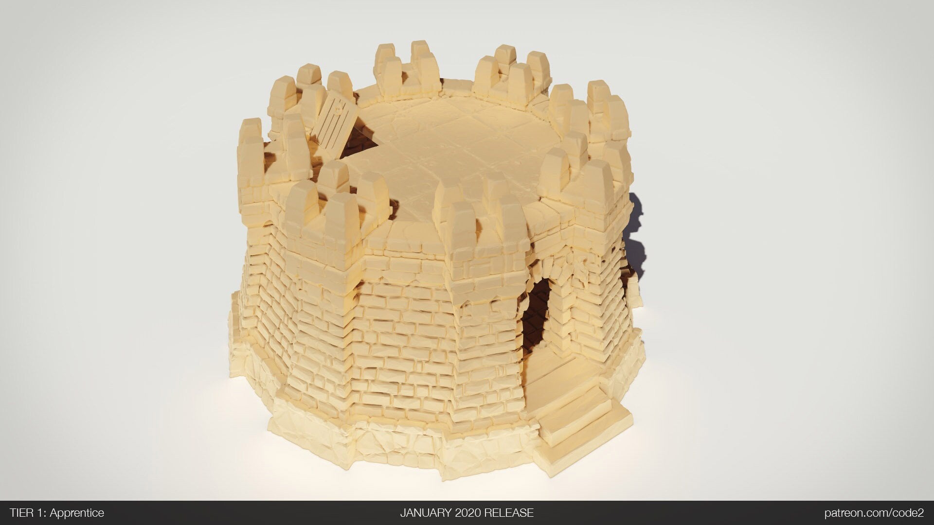Ulvheim Tower 1 Terrain D&D 28mm | 32mm | Dungeons and Dragons | DnD | Pathfinder | Starfinder | Tabletop RPG | Wargaming |