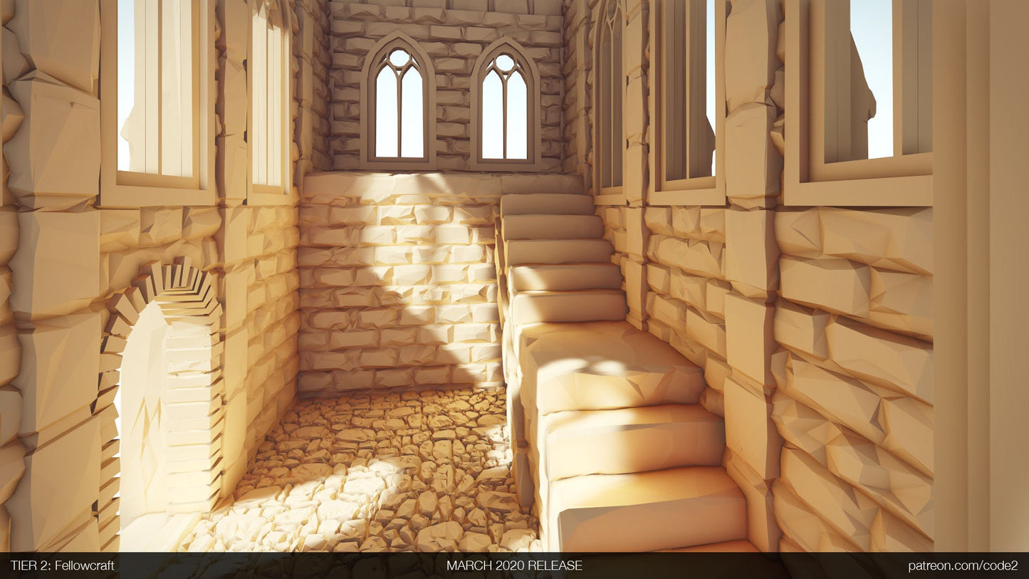Chapel D&D Terrain 28mm | 32mm | Dungeons and Dragons | DnD | Pathfinder | Starfinder | Tabletop RPG | Wargaming |
