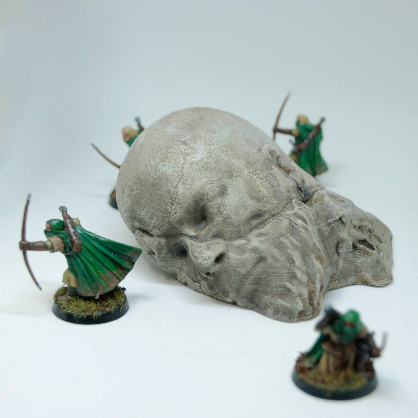 Ancient Heads Set D&D terrain 28-32mm | Dungeons and Dragons | DnD | Pathfinder | Starfinder | Tabletop RPG | Wargaming |