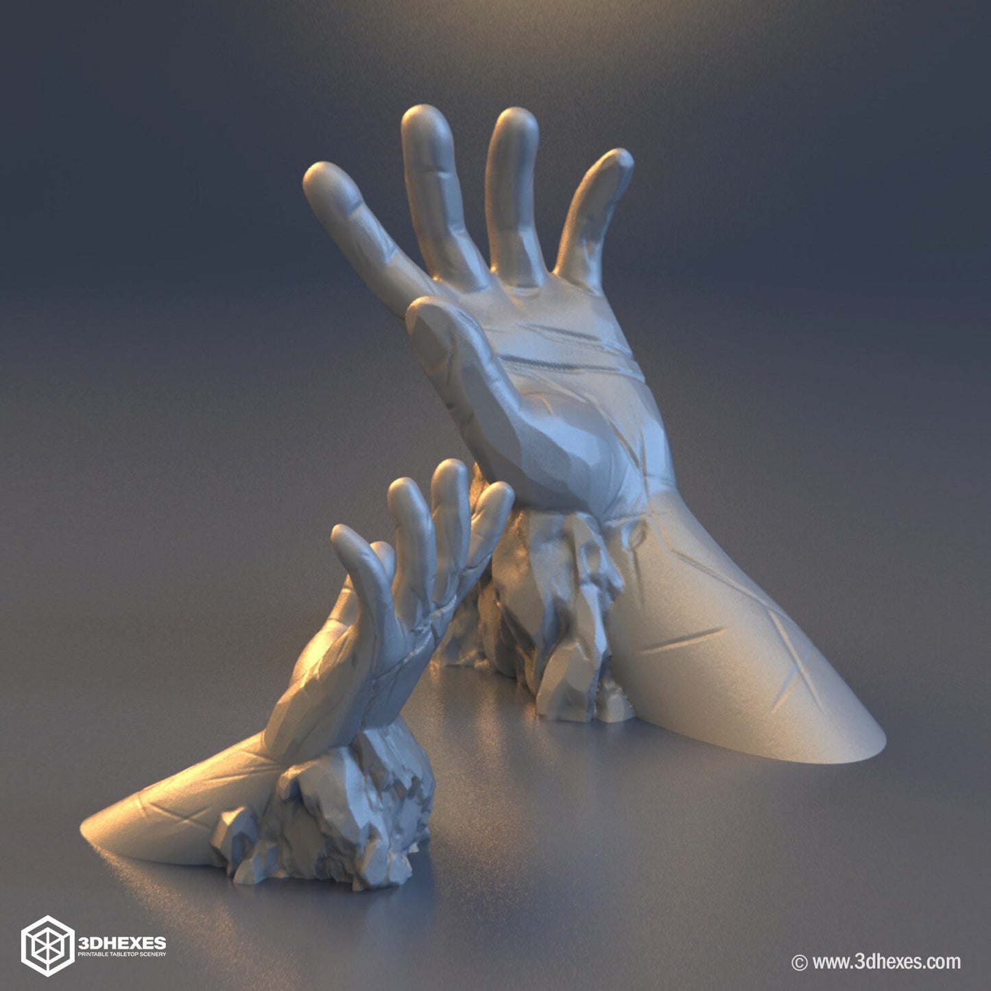 Ancient Hands Set D&D terrain 28-32mm | Dungeons and Dragons | DnD | Pathfinder | Starfinder | Tabletop RPG | Wargaming |