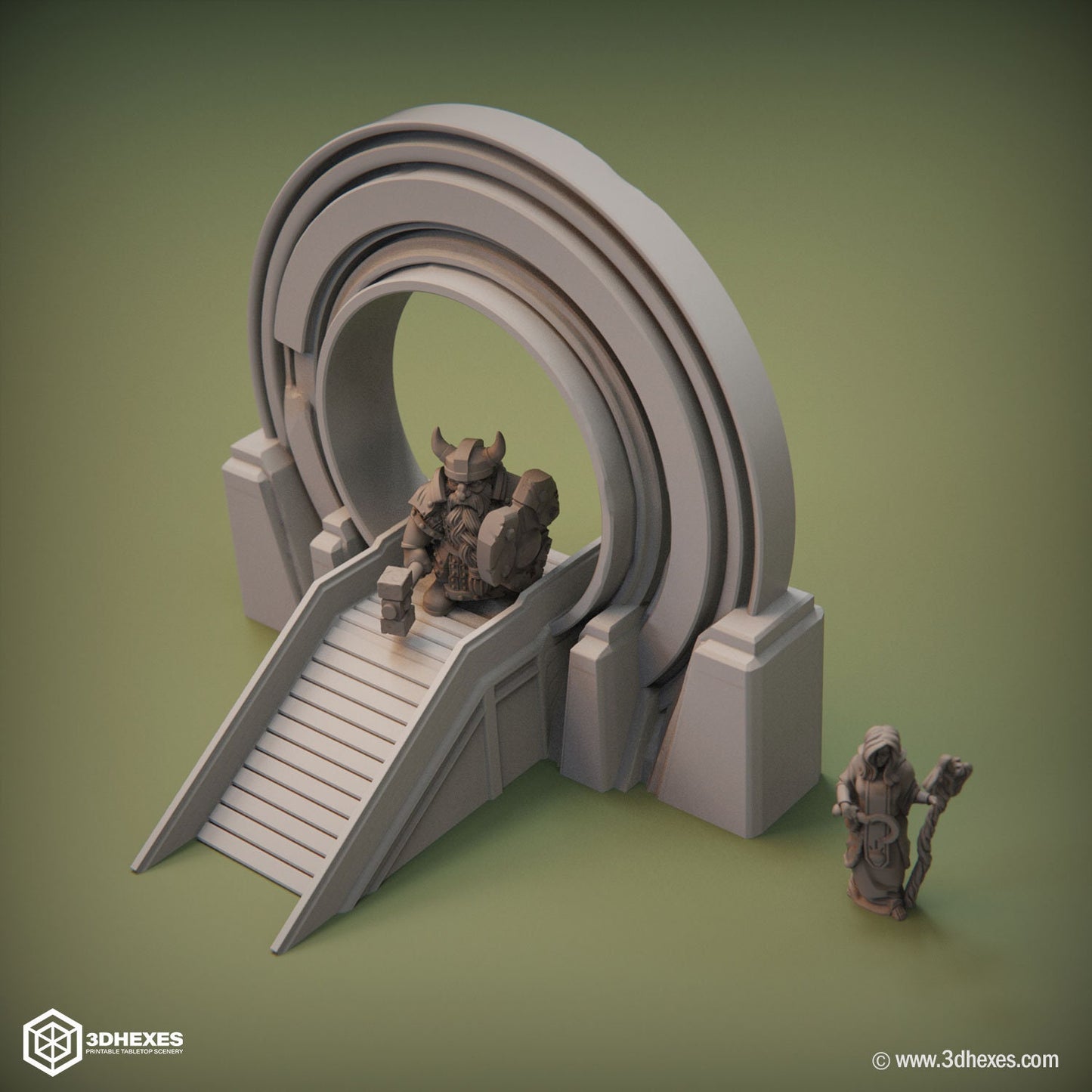 Gate of Stars D&D terrain 28mm | 32mm | Dungeons and Dragons | DnD | Pathfinder | Starfinder | Tabletop RPG | Wargaming |