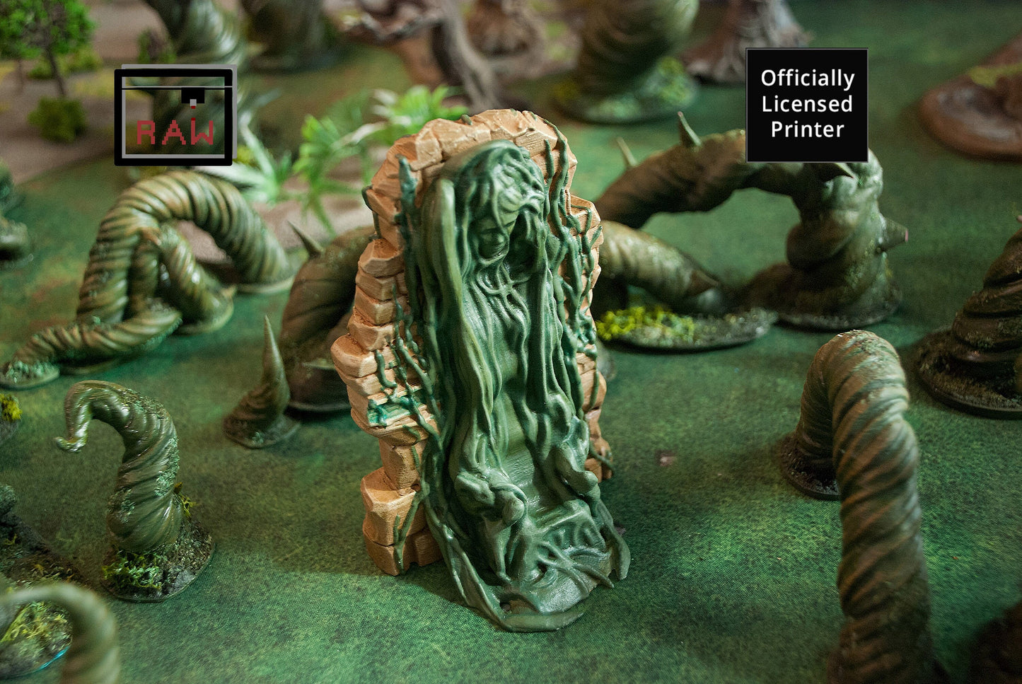 The Vined Throne D&D terrain 28mm | 32mm miniature | Dungeons and Dragons | DnD | Pathfinder | Starfinder | Tabletop RPG | Wargaming |