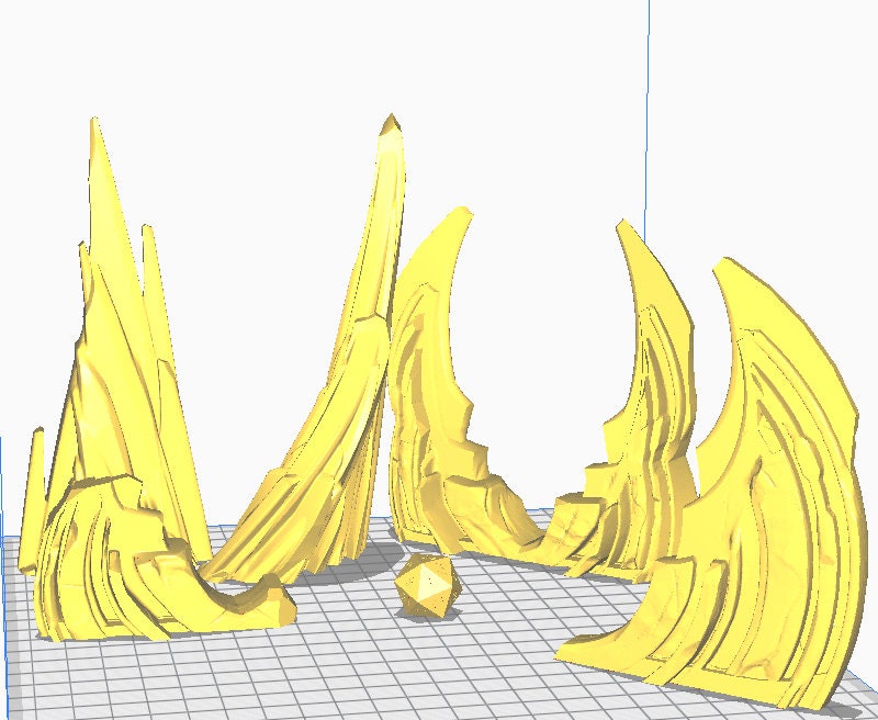 8pcs Arcane Structures Set D&D terrain 28mm | 32mm | Dungeons and Dragons | DnD | Pathfinder | Starfinder | Tabletop RPG | Wargaming |