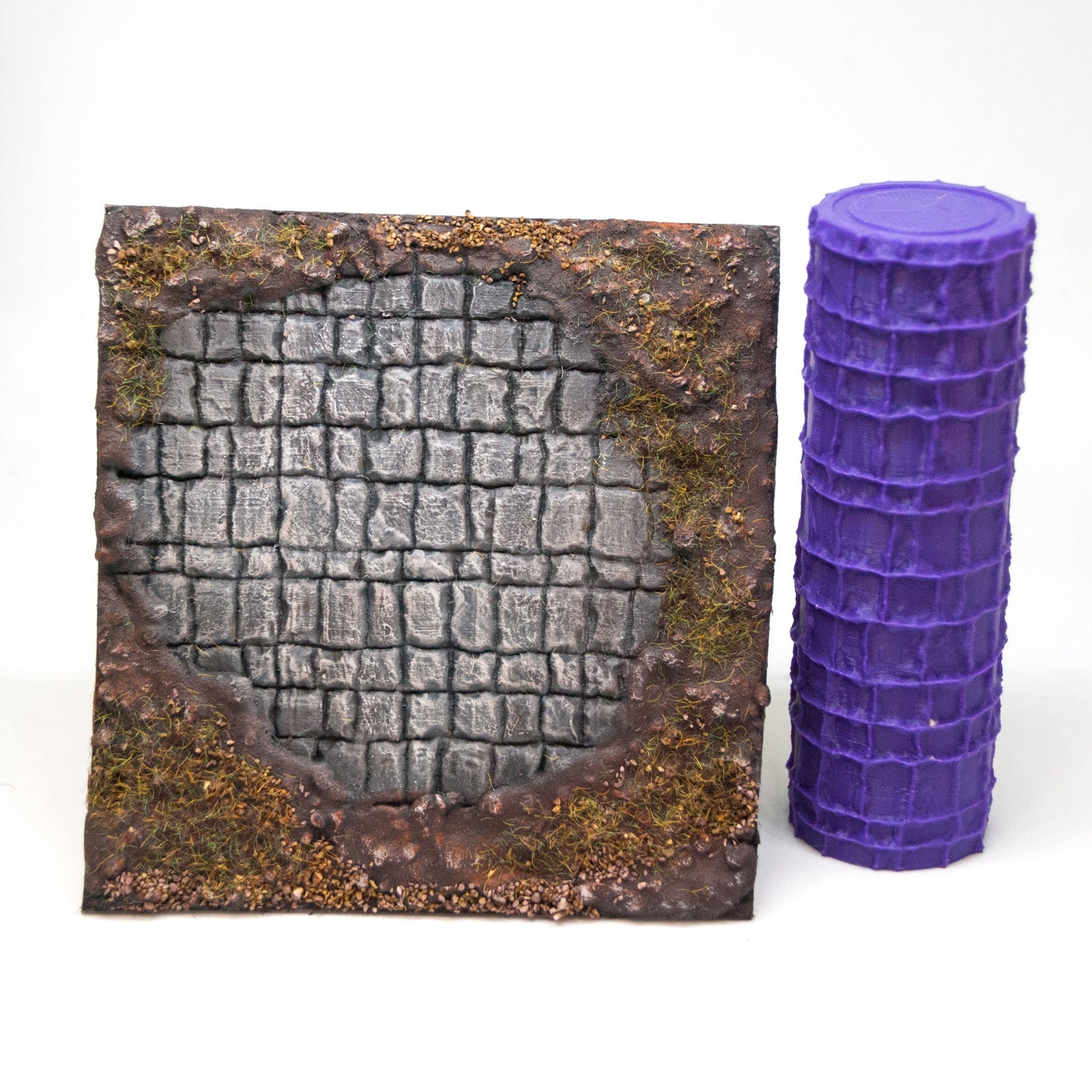 Cobblestone Rolling Pin Texture Rollers D&D Terrain | 28mm | 32mm | Dungeons and Dragons | DnD | Polymer Clay Pattern | Tabletop RPG