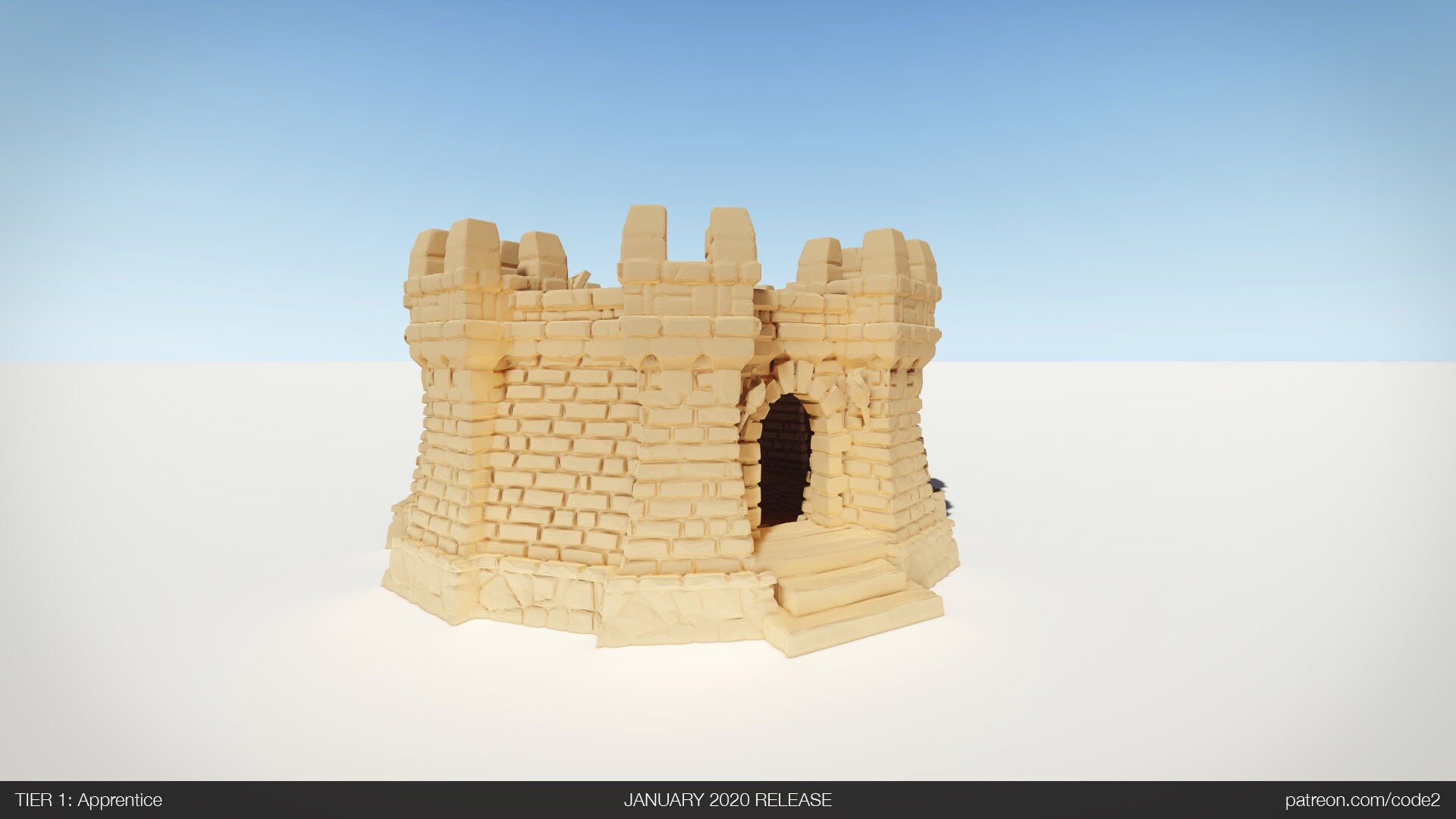 Ulvheim Tower 1 Terrain D&D 28mm | 32mm | Dungeons and Dragons | DnD | Pathfinder | Starfinder | Tabletop RPG | Wargaming |