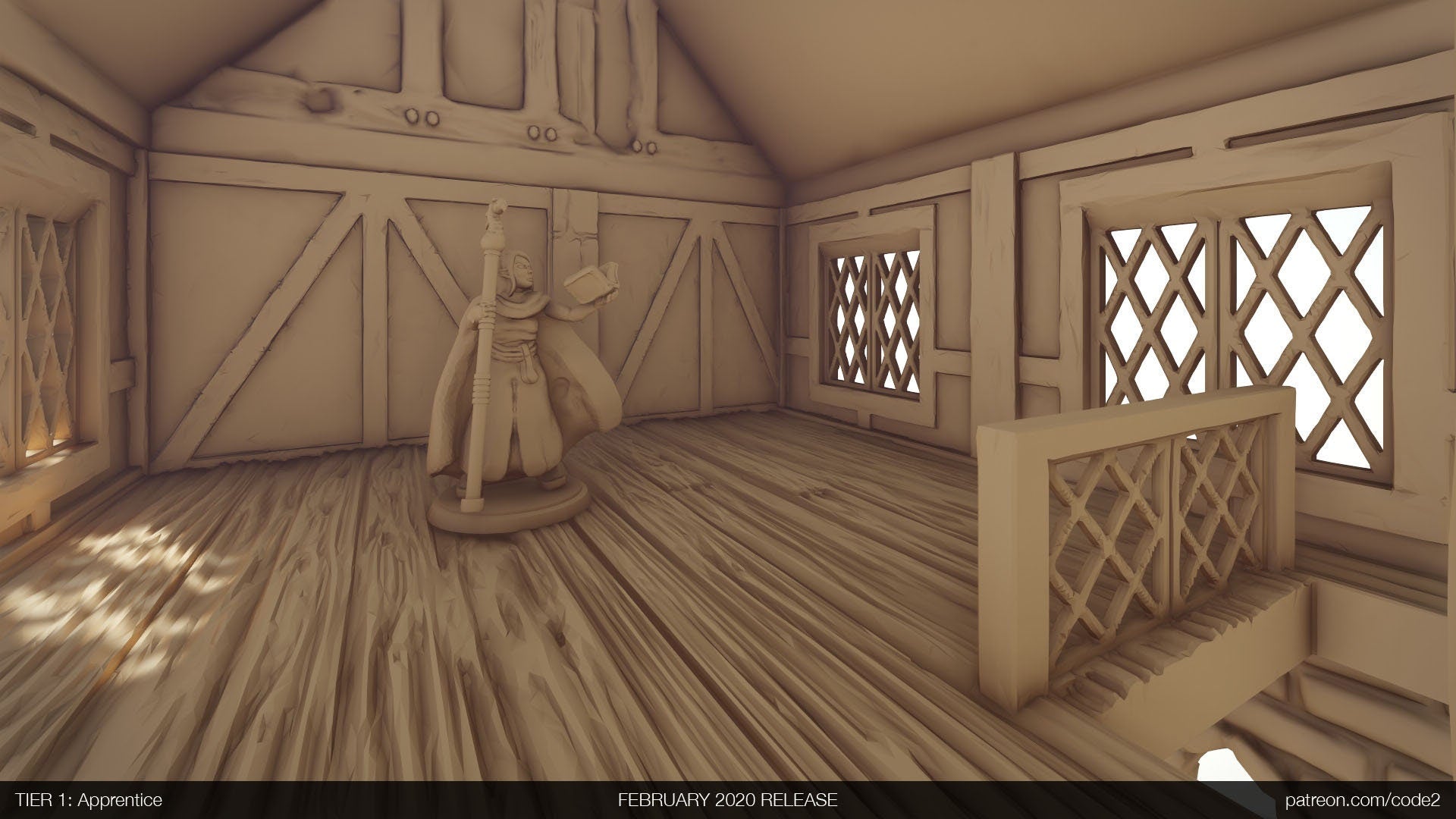 Ulvheim Merchant Small House Terrain D&D 28mm | 32mm | Dungeons and Dragons | DnD | Pathfinder | Starfinder | Tabletop RPG | Wargaming |