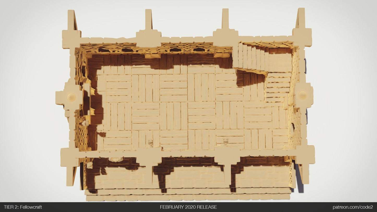 Ulvheim Merchant Medium House Terrain D&D 28mm | 32mm | Dungeons and Dragons | DnD | Pathfinder | Starfinder | Tabletop RPG | Wargaming |