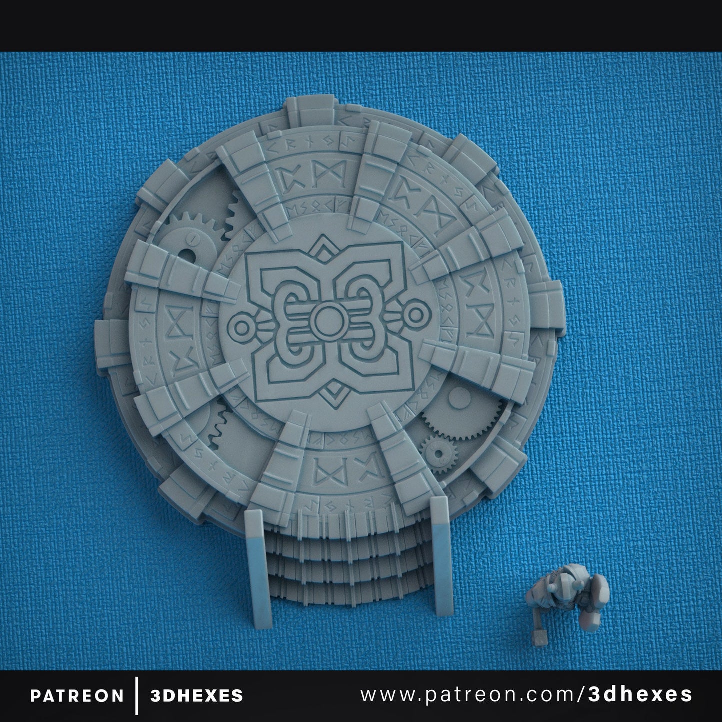 Gyrocopter Landing Pad D&D Terrain 28mm | 32mm | Dungeons and Dragons | DnD | Pathfinder | Starfinder | Tabletop RPG | Wargaming |