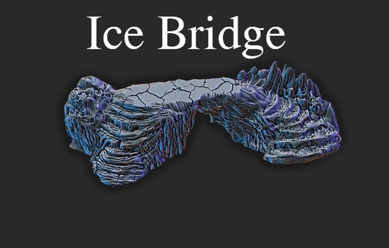 Ice and Snow Scatter D&D 28mm | 32mm Terrain | Dungeons and Dragons | DnD | Pathfinder | Starfinder | Tabletop RPG | Wargaming |