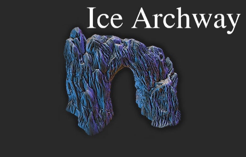 Ice and Snow Scatter D&D 28mm | 32mm Terrain | Dungeons and Dragons | DnD | Pathfinder | Starfinder | Tabletop RPG | Wargaming |