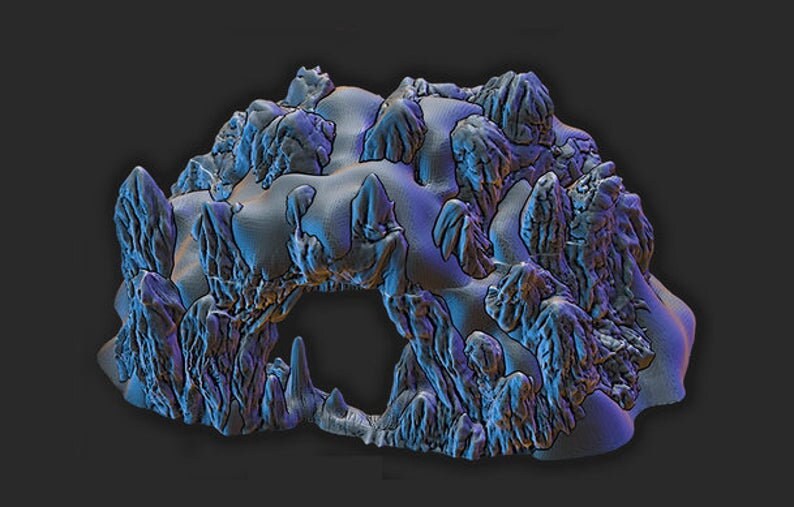 Ice and Snow Scatter D&D 28mm | 32mm Terrain | Dungeons and Dragons | DnD | Pathfinder | Starfinder | Tabletop RPG | Wargaming |