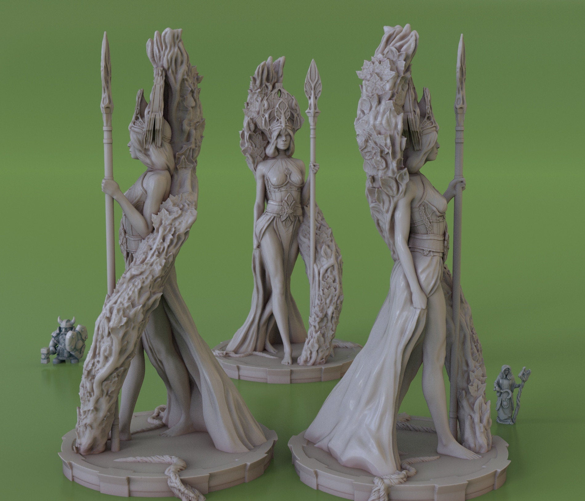 Goddess of Life D&D 28mm 32mm Scatter Terrain | Dungeons and Dragons | DnD | Pathfinder | Starfinder | Tabletop RPG | Wargaming |