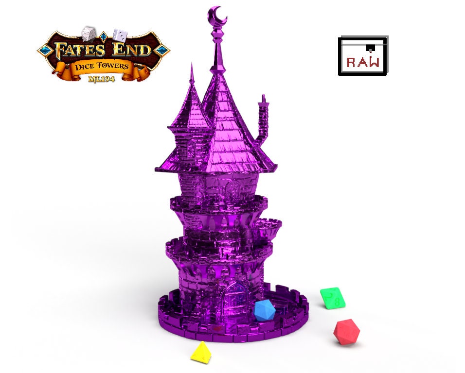 Wizard Class Dice Tower D&D Fates End | Dungeons and Dragons | DnD | Pathfinder | Starfinder | Tabletop RPG | Wargaming |
