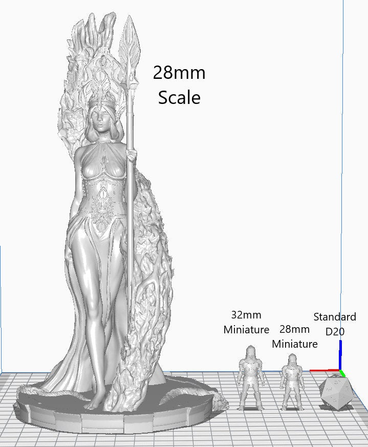 Goddess of Life D&D 28mm 32mm Scatter Terrain | Dungeons and Dragons | DnD | Pathfinder | Starfinder | Tabletop RPG | Wargaming |