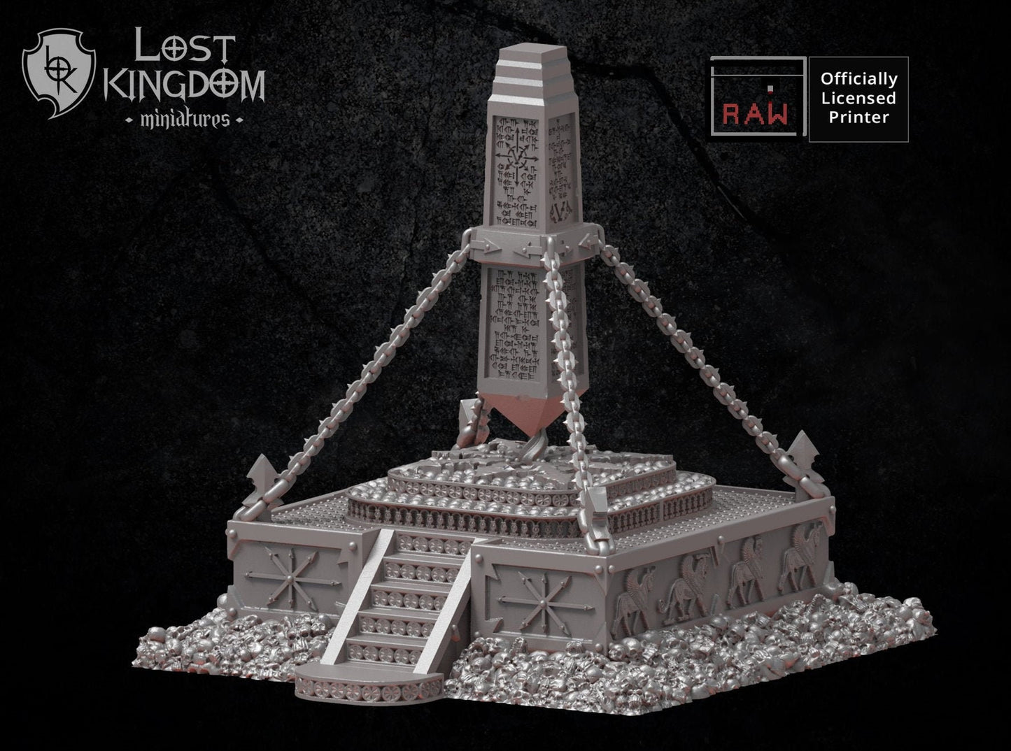 Chaos Dwarven Obelisk D&D 28mm | 32mm Terrain | Dungeons and Dragons | DnD | Pathfinder | Starfinder | Tabletop RPG | Wargaming |