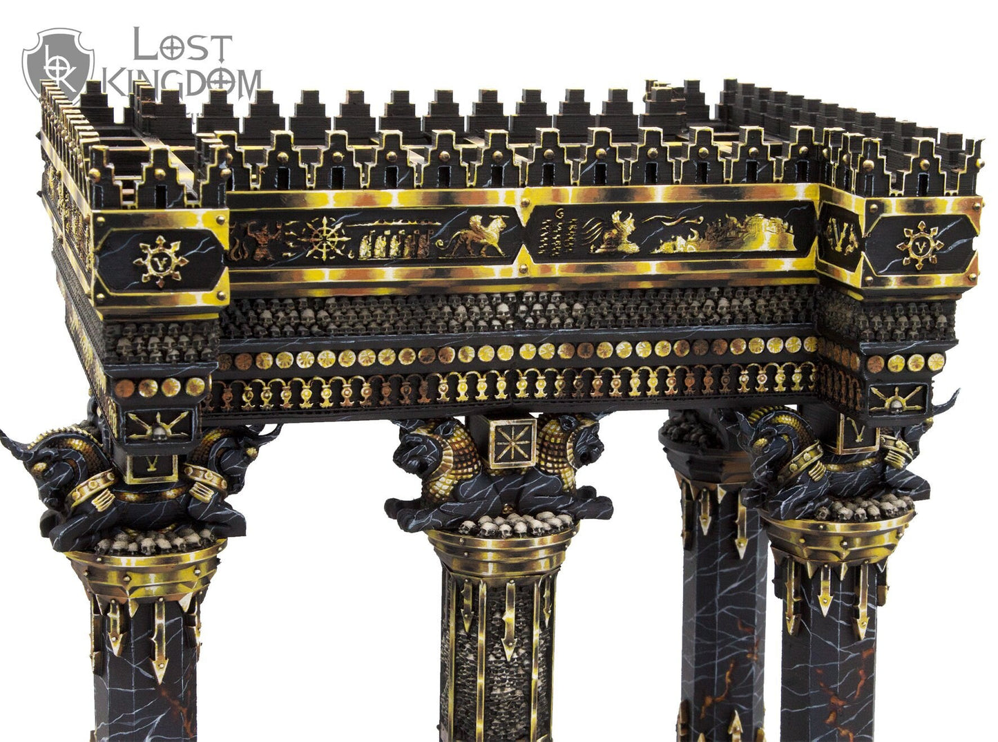 Chaos Dwarven Ziggurat Columns D&D 28mm | 32mm Terrain | Dungeons and Dragons | DnD | Pathfinder | Starfinder | Tabletop RPG | Wargaming |