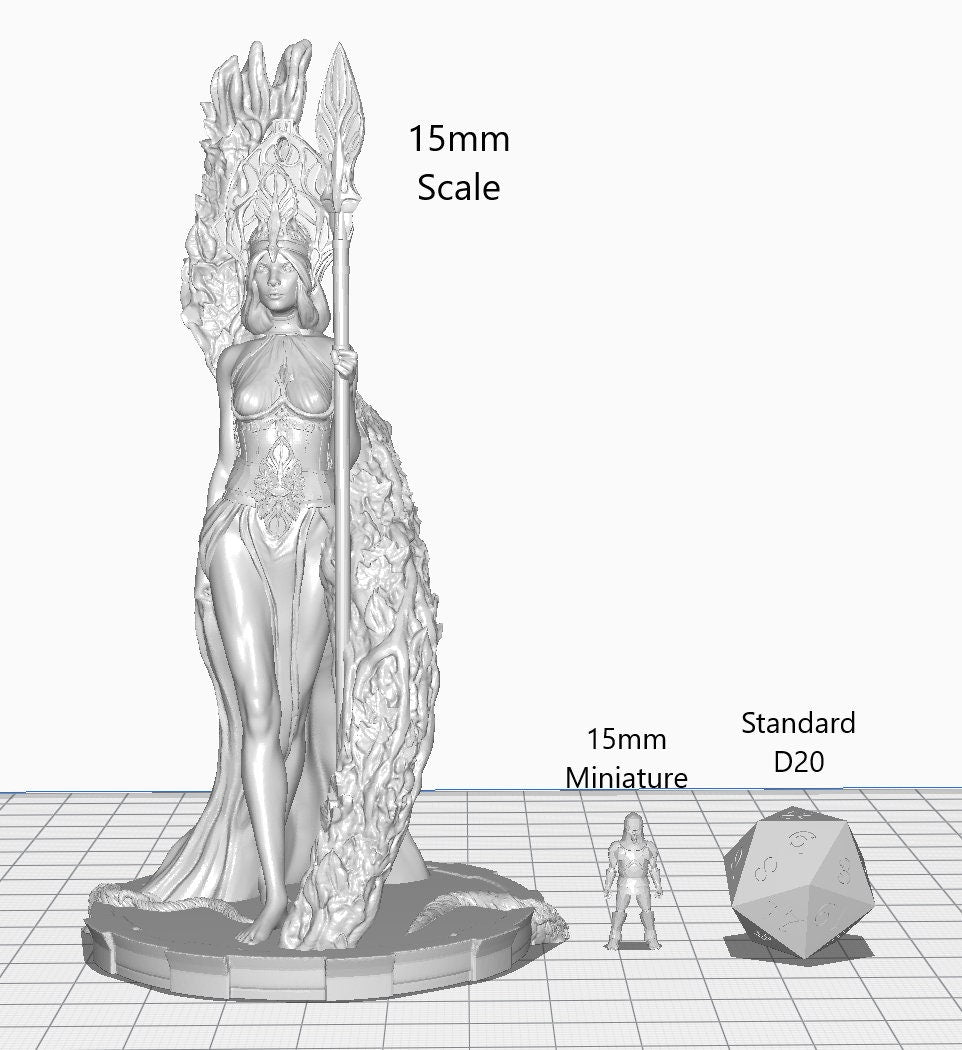 Goddess of Life D&D 28mm 32mm Scatter Terrain | Dungeons and Dragons | DnD | Pathfinder | Starfinder | Tabletop RPG | Wargaming |