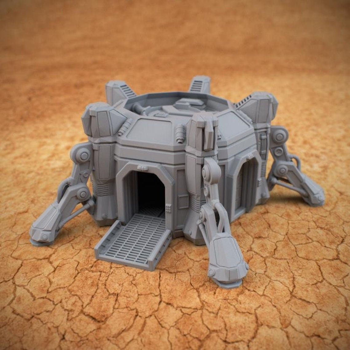 Outpost Origins Hub Sci-Fi Modular Terrain Set 28mm | Dungeons and Dragons | DnD | Starfinder | Battletech | SW Legion | Wargaming