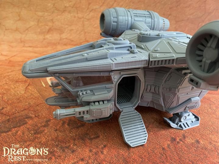 Dragon Crest Standard Sci Fi Spaceship 28mm | Dungeons and Dragons | DnD | Starfinder | SW Legion | Wargaming