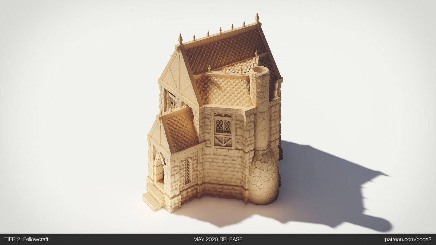 Alchemist Workshop D&D Terrain 28mm | 32mm | Dungeons and Dragons | DnD | Pathfinder | Starfinder | Tabletop RPG | Wargaming |