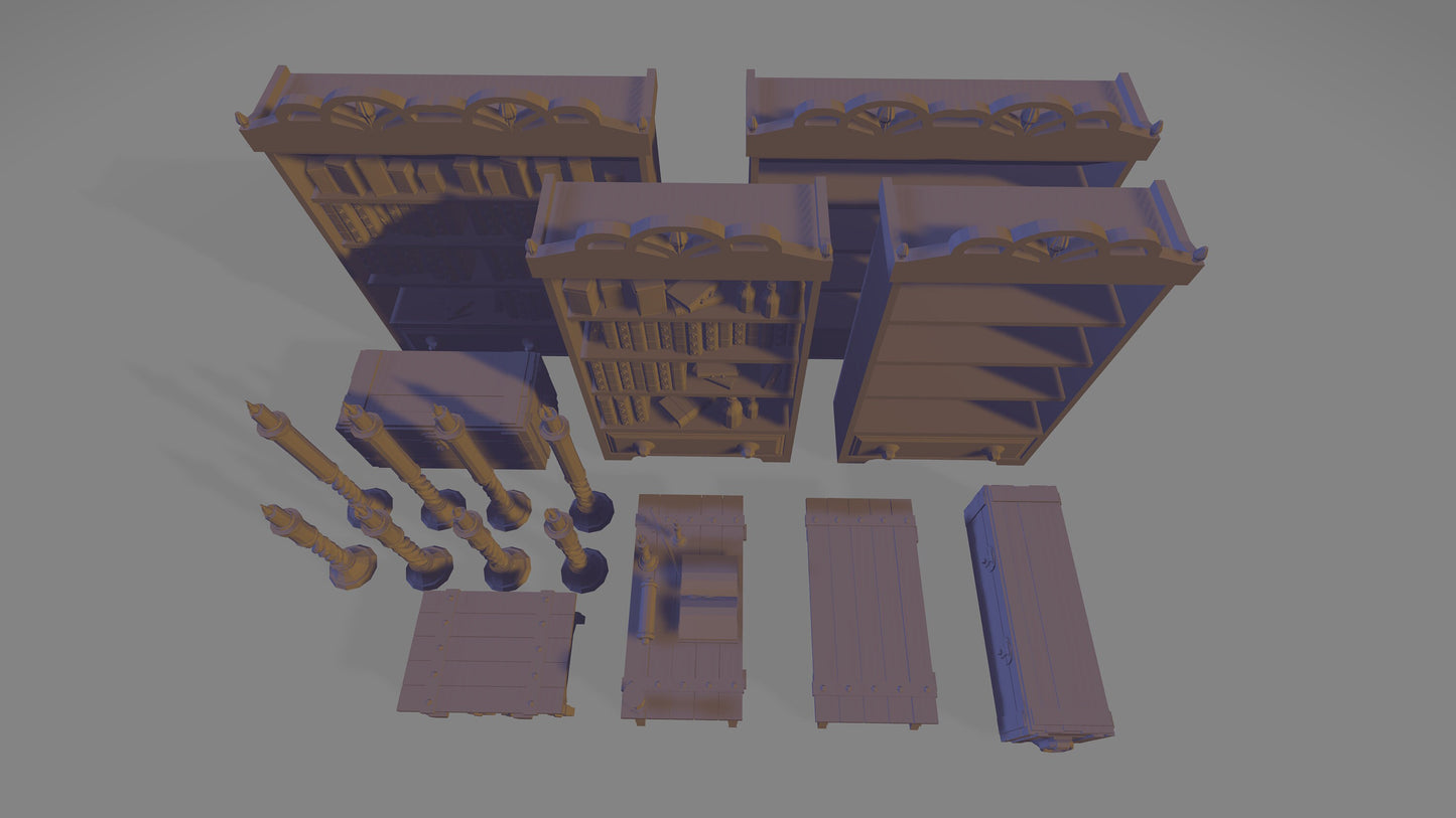 Alchemist Workshop D&D Terrain 28mm | 32mm | Dungeons and Dragons | DnD | Pathfinder | Starfinder | Tabletop RPG | Wargaming |