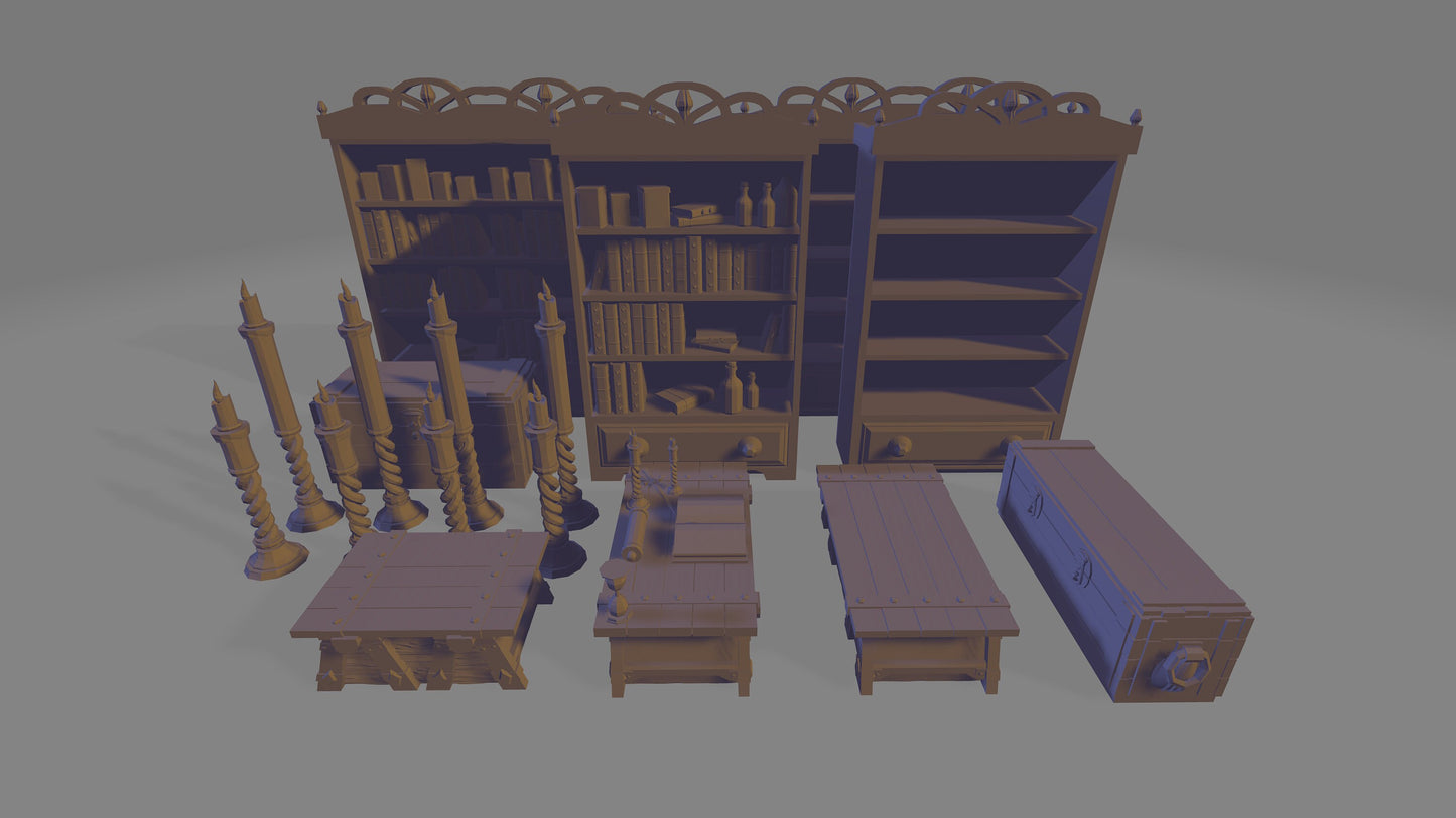 Alchemist Workshop D&D Terrain 28mm | 32mm | Dungeons and Dragons | DnD | Pathfinder | Starfinder | Tabletop RPG | Wargaming |