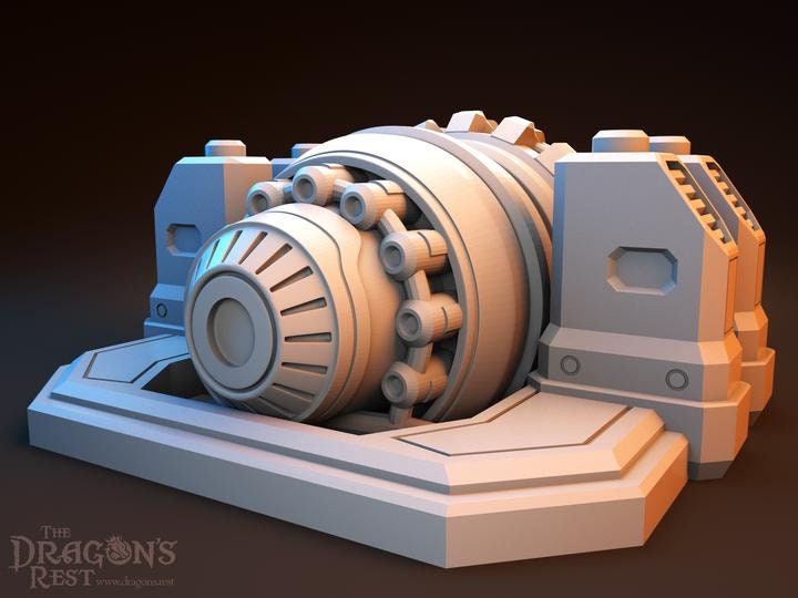 Plasma Generator Sci-Fi Scatter Terrain 28mm | 32mm | Dungeons and Dragons | DnD | Starfinder | Battletech | SW Legion | Wargaming