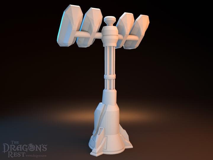 Comms Tower | Array Sci-Fi Scatter Terrain 28mm | 32mm | Dungeons and Dragons | DnD | Starfinder | Battletech | SW Legion | Wargaming