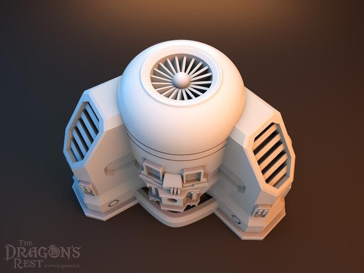 Oxygen Pump Sci-Fi Scatter Terrain 28mm | 32mm | Dungeons and Dragons | DnD | Starfinder | Battletech | SW Legion | Wargaming