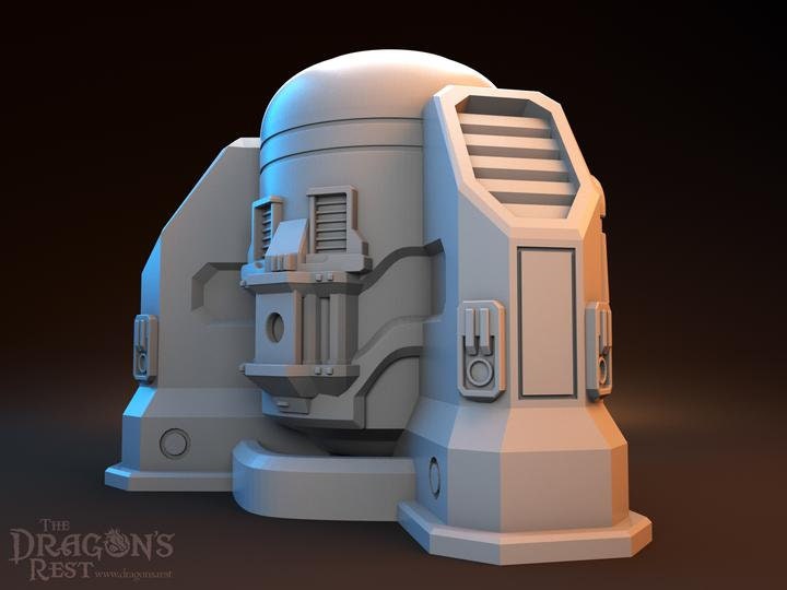 Oxygen Pump Sci-Fi Scatter Terrain 28mm | 32mm | Dungeons and Dragons | DnD | Starfinder | Battletech | SW Legion | Wargaming