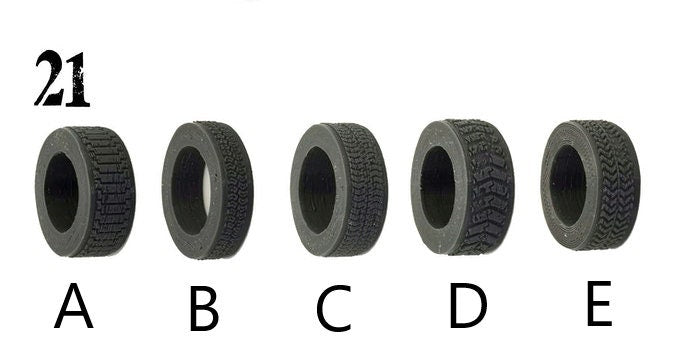 Tire/Road Tracks Textured Rollers Set D&D Terrain | 28mm | 32mm | Dungeons and Dragons | DnD | Polymer Clay Pattern | Tabletop RPG