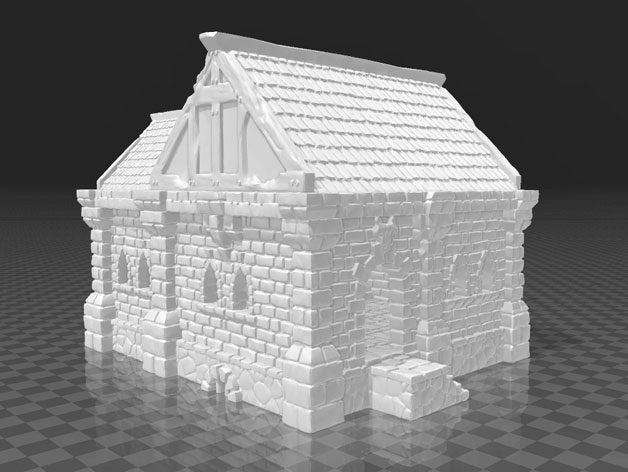 Ulvheim Houses D&D Terrain 28mm | 32mm | Dungeons and Dragons | DnD | Pathfinder | Starfinder | Tabletop RPG | Wargaming |