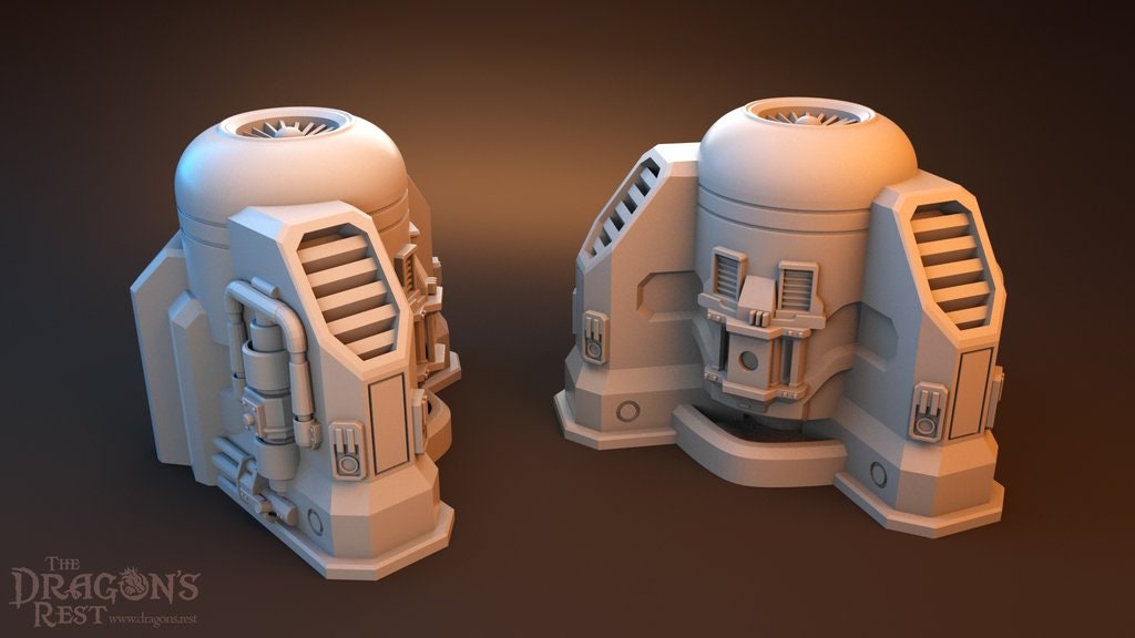Oxygen Pump Sci-Fi Scatter Terrain 28mm | 32mm | Dungeons and Dragons | DnD | Starfinder | Battletech | SW Legion | Wargaming