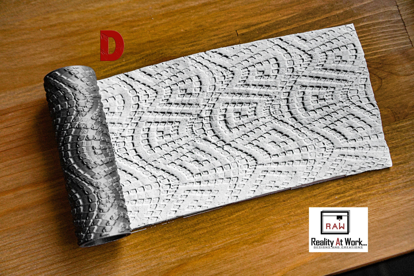 Textured Rollers Collection 3 Clay Foams D&D Terrain | 28mm | 32mm | Dungeons and Dragons | DnD | Polymer Clay Pattern | Tabletop RPG