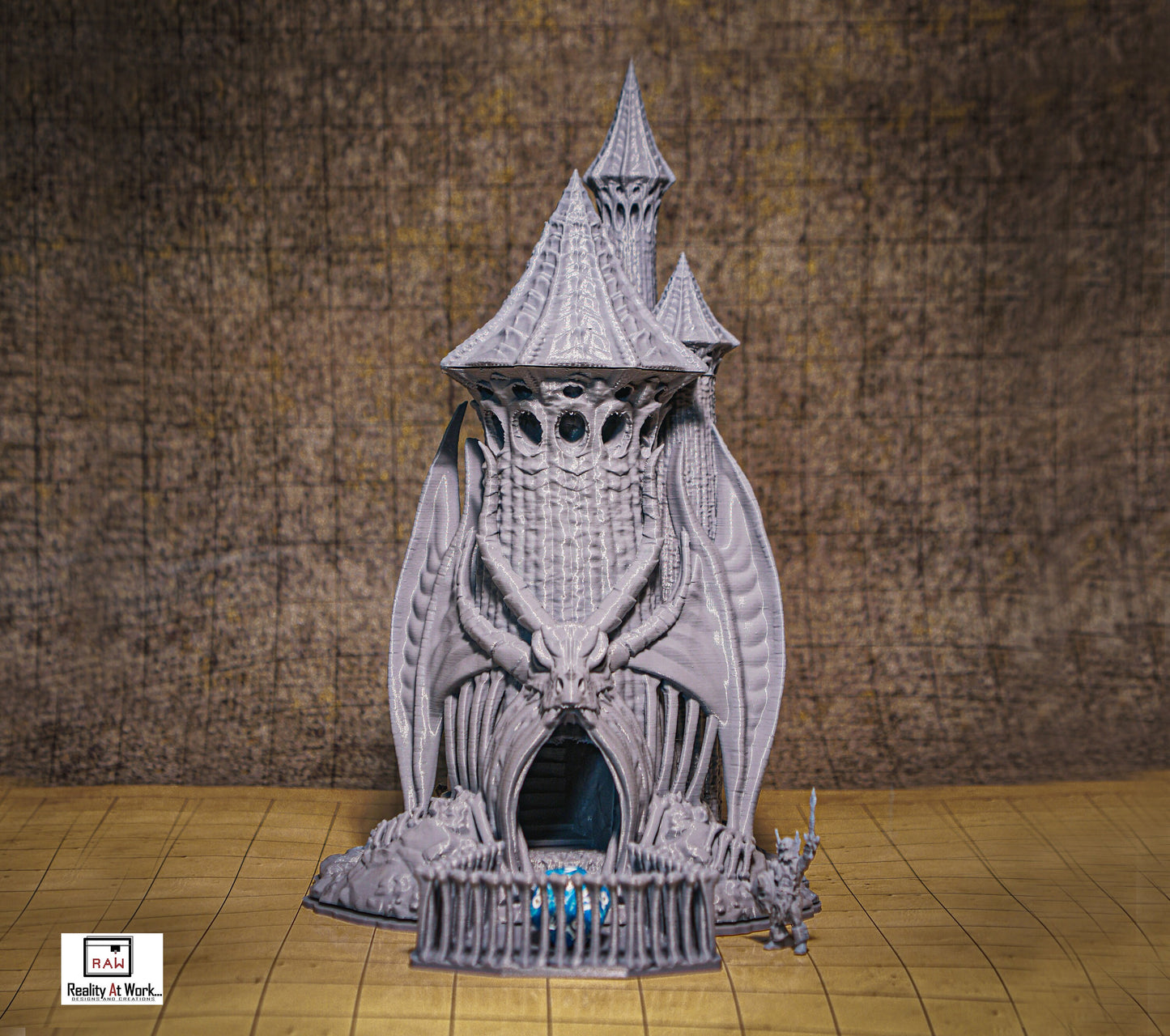 Skeletal Dragon EPIC Dice Tower Fates End | Dungeons and Dragons | DnD | Pathfinder | Starfinder | Tabletop RPG | Wargaming |